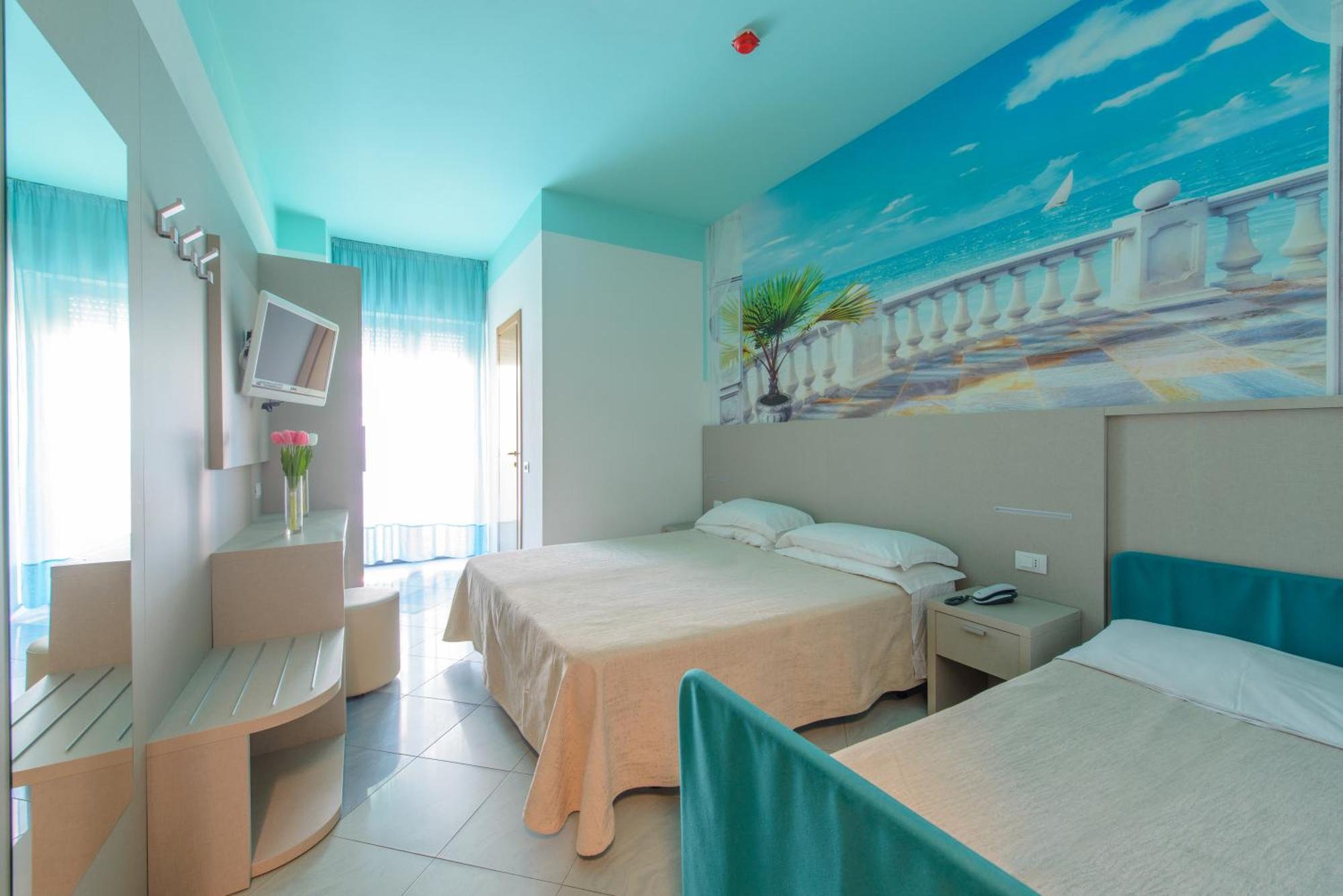 Hotel Christian Rimini Bagian luar foto